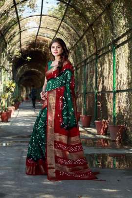 Art Silk New Bandhani Saree 