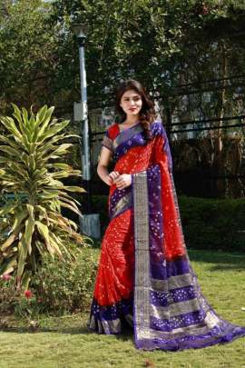 Art Silk New Bandhani Saree 