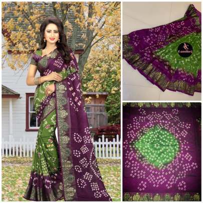 Art Silk New Bandhani Saree 