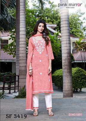 BLOOM Kurti  Pant with Dupatta In 6 Design By Pink Mirror