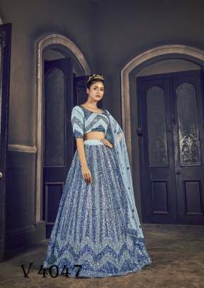 BRIDES VOL  1 Wedding Wear Lehengha Choli In Grey Color By SHUBHKALA