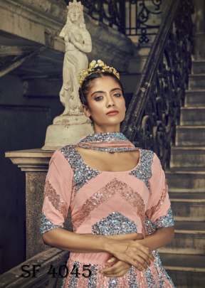 BRIDES VOL  1 Wedding Wear Lehengha Choli In Peach Color By SHUBHKALA