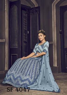 BRIDES VOL  1 Wedding Wear Lehengha Choli In Grey Color By SHUBHKALA