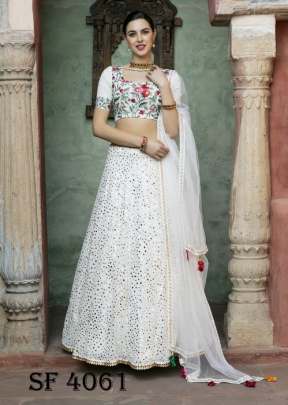 BRIDESMAID VOL 10 Designer Lehengha choli In White Color BY SHUBHKALA