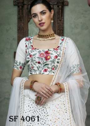 BRIDESMAID VOL 10 Designer Lehengha choli In White Color BY SHUBHKALA