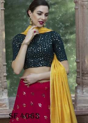 BRIDESMAID VOL 10 Designer Lehengha choli In Rani Color BY SHUBHKALA