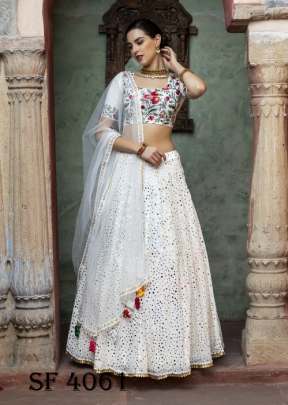 BRIDESMAID VOL 10 Designer Lehengha choli In White Color BY SHUBHKALA