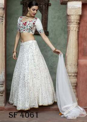 BRIDESMAID VOL 10 Designer Lehengha choli In White Color BY SHUBHKALA