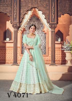 BRIDESMAID VOL 12 Bridal Look Lehengha Choli In Pista Color By SHUBHKALA