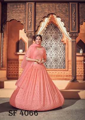 BRIDESMAID VOL 12 Bridal Look Lehengha Choli In Peach Color By SHUBHKALA