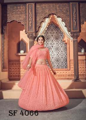 BRIDESMAID VOL 12 Bridal Look Lehengha Choli In Peach Color By SHUBHKALA