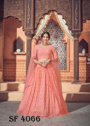 BRIDESMAID VOL 12 Bridal Look Lehengha Choli In Peach Color By SHUBHKALA