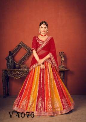 BRIDESMAID VOL 13 Bridal Look Lehengha Choli In Red Color By SHUBHKALA