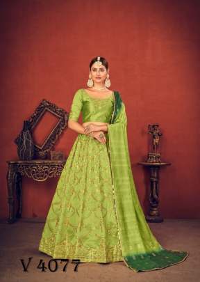 BRIDESMAID VOL 13 Bridal Look Lehengha Choli In Floracance Green Color By SHUBHKALA