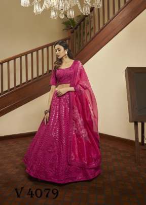 BRIDESMAID VOL 14 Bridal Look Lehengha Choli In Deep Pink Color By SHUBHKALA