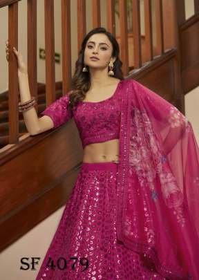 BRIDESMAID VOL 14 Bridal Look Lehengha Choli In Deep Pink Color By SHUBHKALA