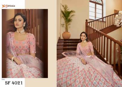 BRIDESMAID VOL  16 Designer Lehengha Choli In Light Peach Color By SHUBHKALA  