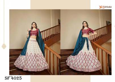 BRIDESMAID VOL  16 Designer Lehengha Choli In Light Pink Color By SHUBHKALA  