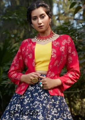 BRIDESMAID VOL 9 Wedding Wear Lehengha Choli In Navy Blue Color By SHUBHKALA