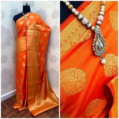 Banarasi Handloom Weaving Silk Saree