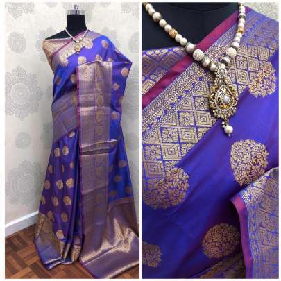 Banarasi Handloom Weaving Silk Saree