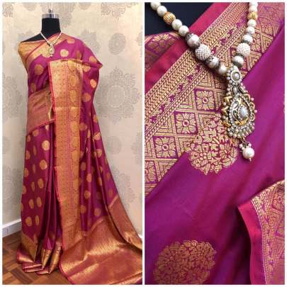 Banarasi Handloom Weaving Silk Saree