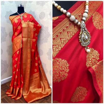 Banarasi Handloom Weaving Silk Saree