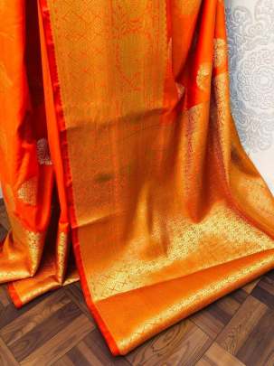 Banarasi Handloom Weaving Silk Saree