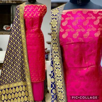 Banarasi Jacqurd Naylon With  Zari  Work  Butti