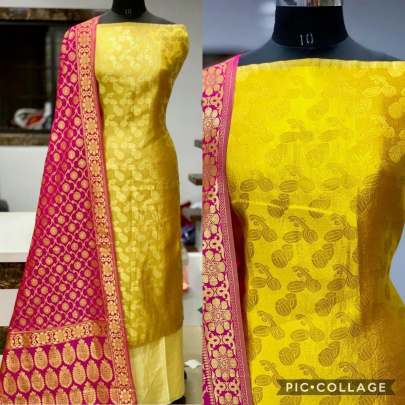 Banarasi Jacqurd Naylon With  Zari  Work  Butti