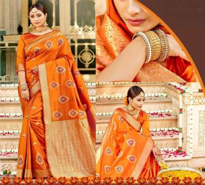 Banarasi Silk Vol 1 Orange