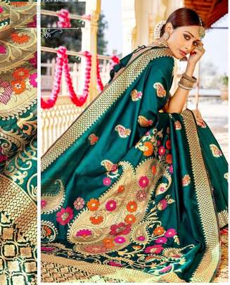 Banarasi Silk Vol 1 Navy Blue