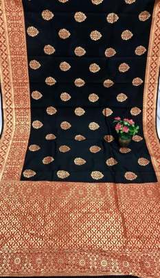Banarasi silk meenkari weaving saree