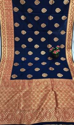 Banarasi silk meenkari weaving saree