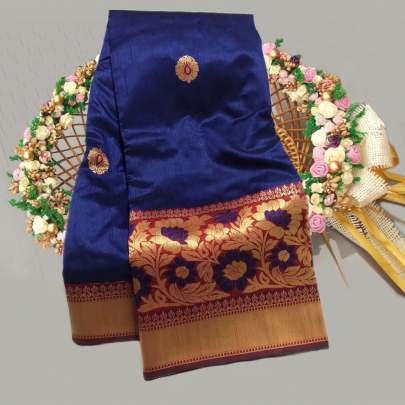 Banasari Soft Silk Blue