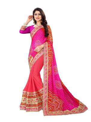  Bandhani catalogue- peach