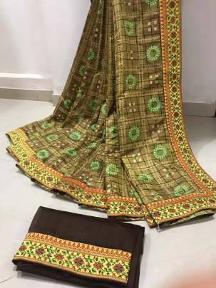 Bandhej Beautiful Saree