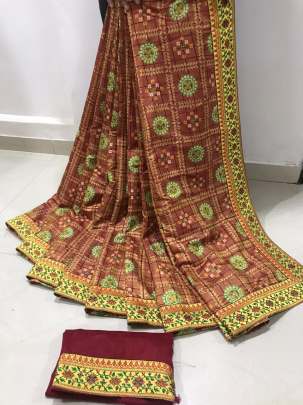 Bandhej Beautiful Saree