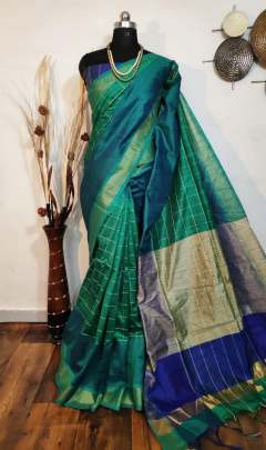 Banglori Raw Silk Green