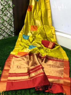 Banglori Raw Silk Saree With Rich Golden Zari saree