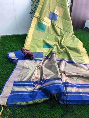 Banglori Raw Silk Saree With Rich Golden Zari saree