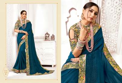 Beautiful Vaidehi Silk Saree With Digital Print 