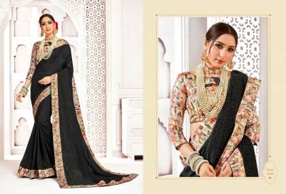 Beautiful Vaidehi Silk Saree With Digital Print 