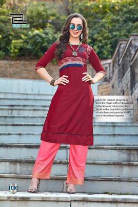 Blue Hills Walkway X by Vee Fab Kurti