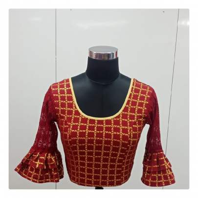 Chaina Corp Maroon Colour Blouse