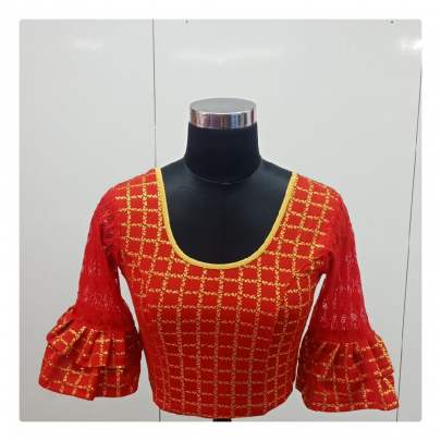 Chaina Corp Red Colour Blouse