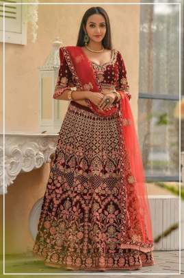 Chennai Silk Multi Colour LehnghaCholi