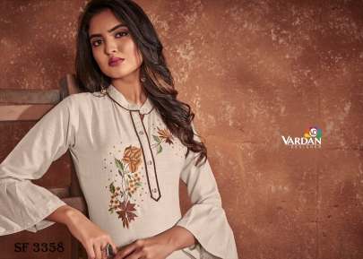 Cloud Vol-1 Baloon Slives Kurti In 5 Color By Vardan Desginer