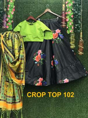 Crop Top Designer Lehenga