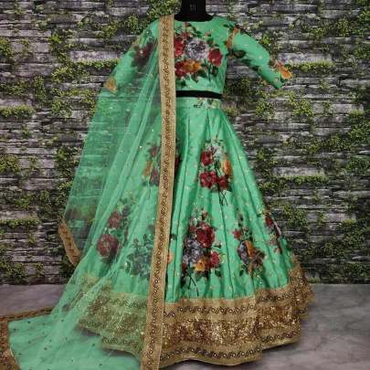 DIGITAL PRINT LEHNGA